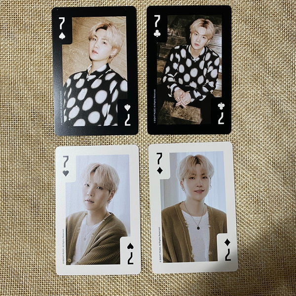 BTS SUGA [Global FC ARMY Membership Kit 9th Trump] Photocard Set / New, Rare /+G
