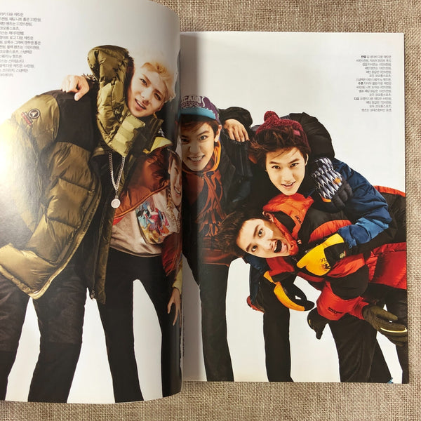 EXO [ KOLON SPORT WITH EXO-K Magazine ] / Good Condition / Gift