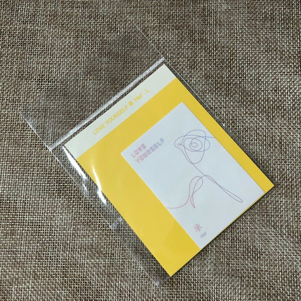 BTS [Oh, always] Official Love Yourself Album Cover Sticker, Her L Ver / Gift