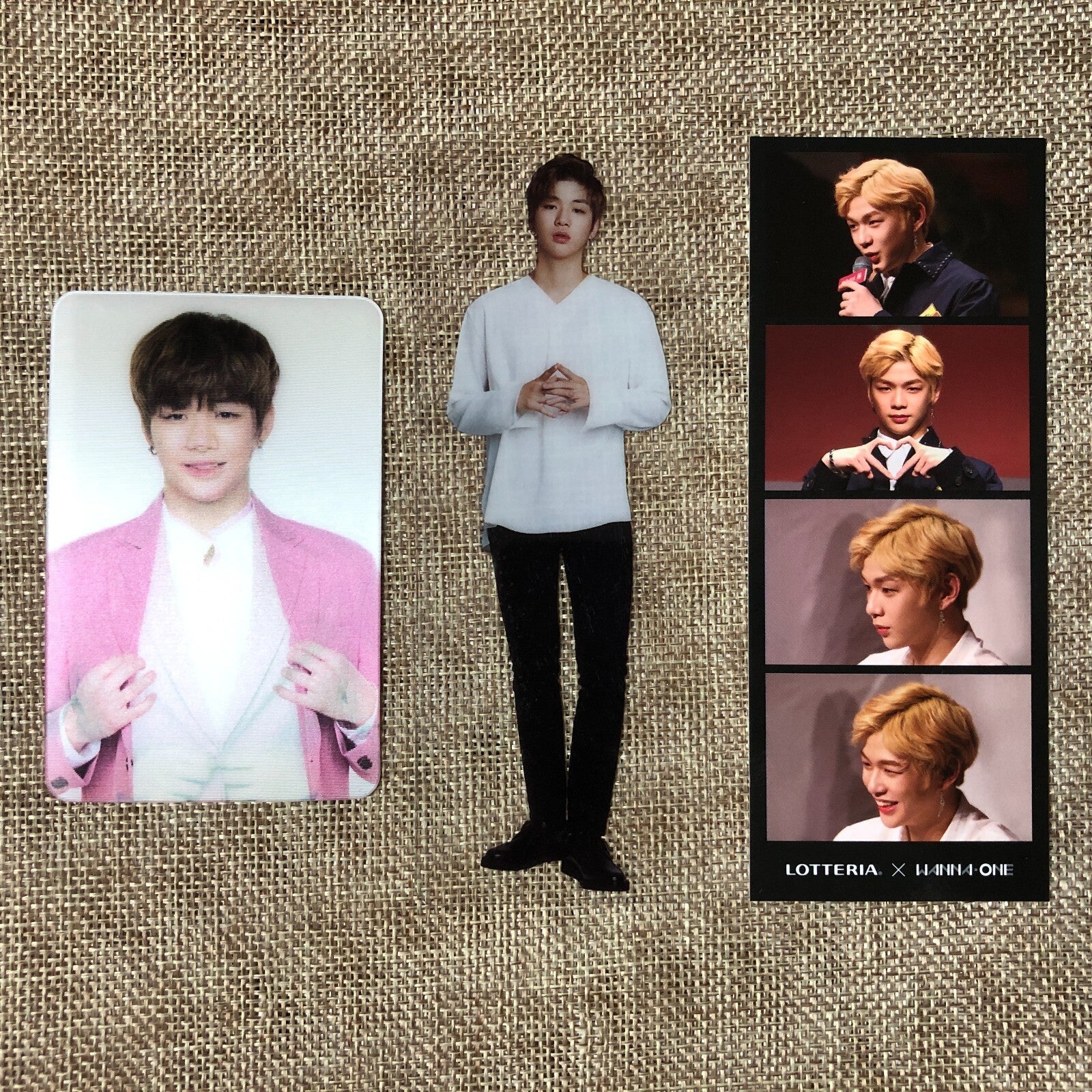 WANNA ONE KANG DANIEL [ Lotteria ] Official Photocard Set / New, Rare / Gift