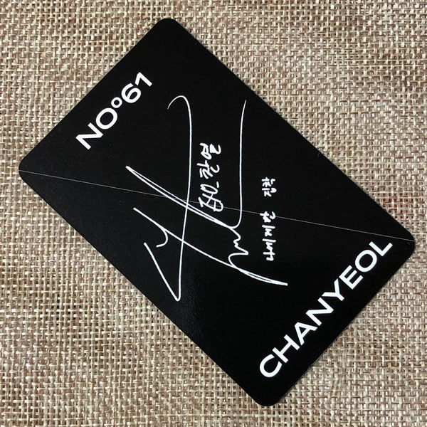 EXO CHANYEOL [ Obsession No 61 ] Official Photocard, 6th / New, Rare / Gift