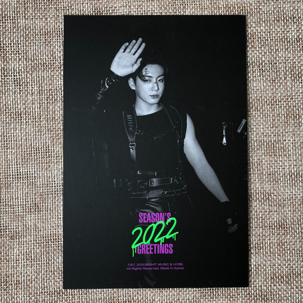 BTS JUNGKOOK [ 2022 Season's Greetings ] Official Postcard / New / Gift