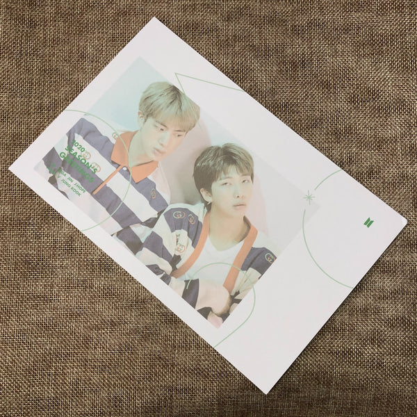 BTS GROUP #1 [2020 Season's Greetings] Official Limited Mini Poster / New / Gift