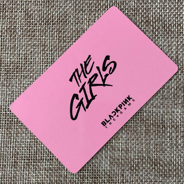 BLACKPINK JISOO [THE GAME The Girls] Official Photocard, Stella Ver. / Gift