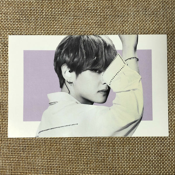 BTS V TAEHYUNG [Portrait Exhibition] Official Ticket PC + Sticker / New, Rare