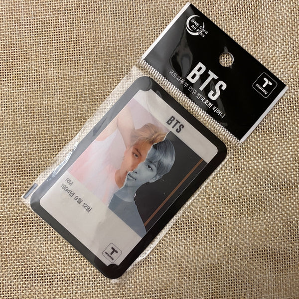 BTS RM [ 2019 CU T-Money Transparent ] Official Photocard / New / Gift
