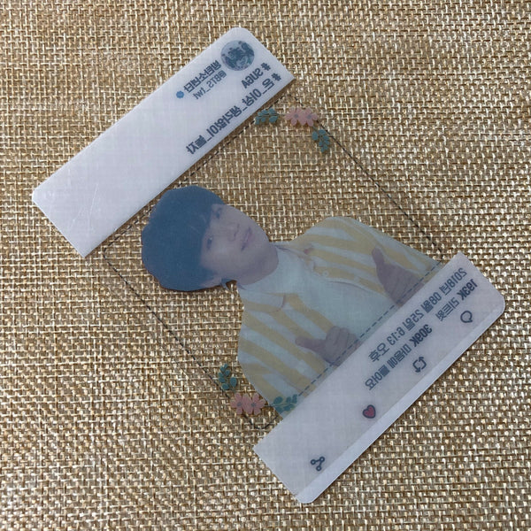 BTS SUGA [ Love Yourself Concert Army Booth ] Transparent Photocard / New / Gift