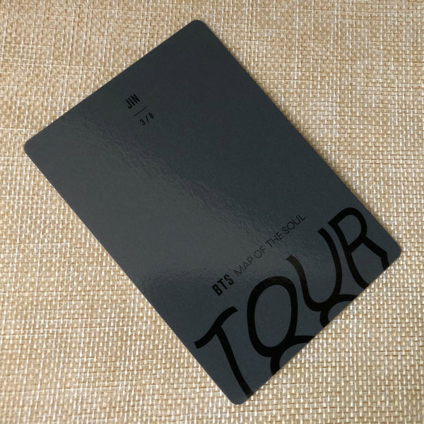 BTS JIN 3/8 [ Map Of The Soul Tour ] Official Mini Photocard / New / Gift