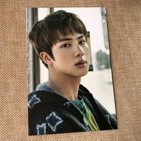 BTS JIN [Armypedia You Never Walk Alone] Official Postcard Photocard / Gift