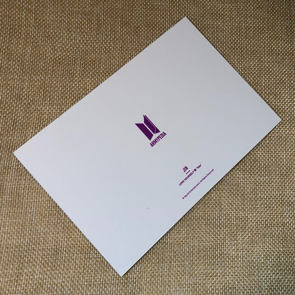BTS JIN [Armypedia Love Yourself Tear] Official Postcard Photocard / New / Gift