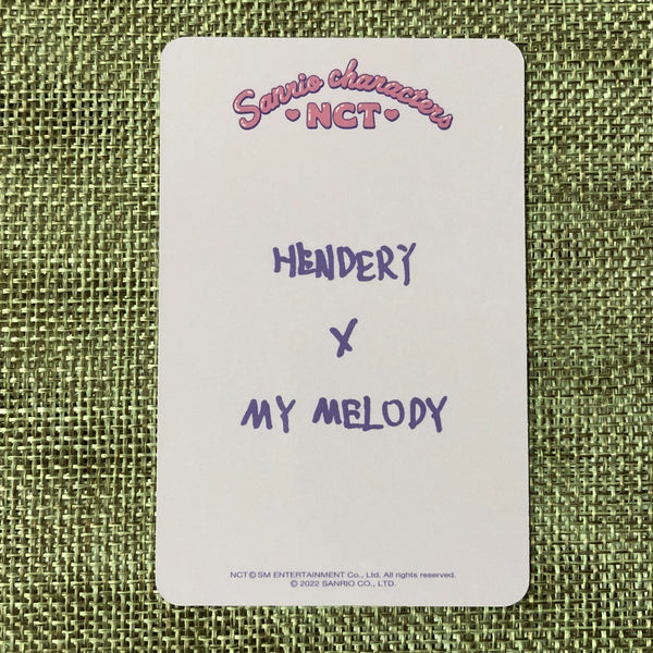NCT HENDERY #1 [ NCT X SANRIO B Ver. ] Official Character Photocard / New / Gift