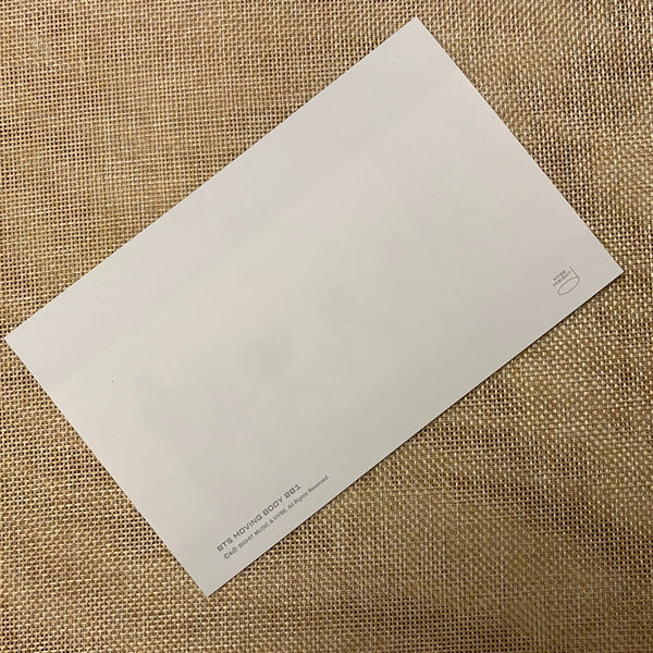 BTS GROUP [ MOVING BODY 001 ] Official Lenticular Photocard / New, Rare / Gift