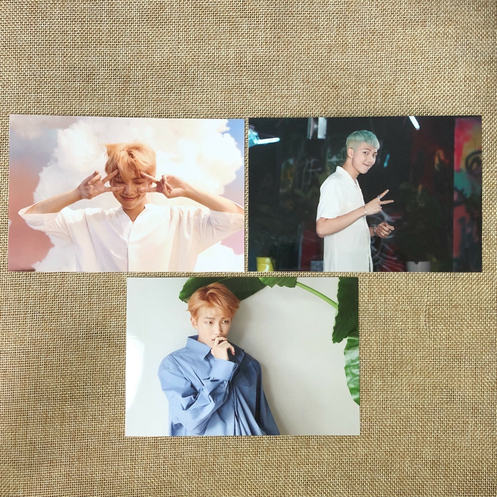BTS RM #6 [ Oh, always Exhibition ] Official Live Photo Set of 3 / New / Gift