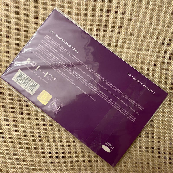 BTS GROUP [ MOVING BODY 001 ] Official Lenticular Photocard / New, Rare / Gift