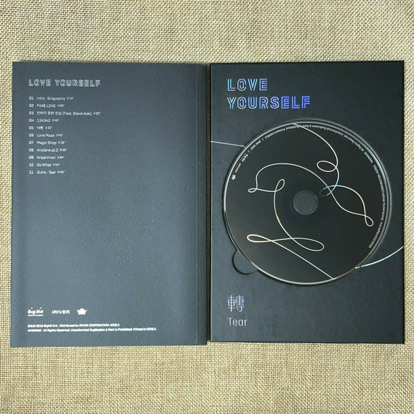 BTS [ Love Yourself Tear O Ver ] Official Album, CD+Photobook+Mini Book / New