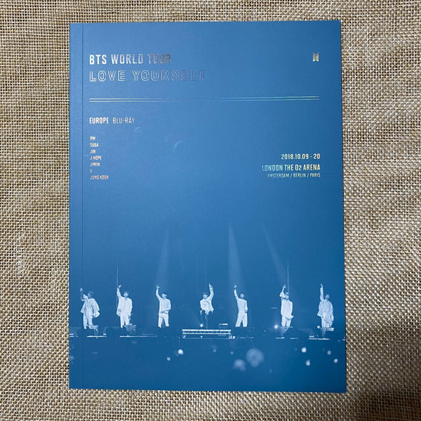 BTS [Love Yourself Europe] Official Blu-Ray + Photobook, 2 Disc / No PC / Gift