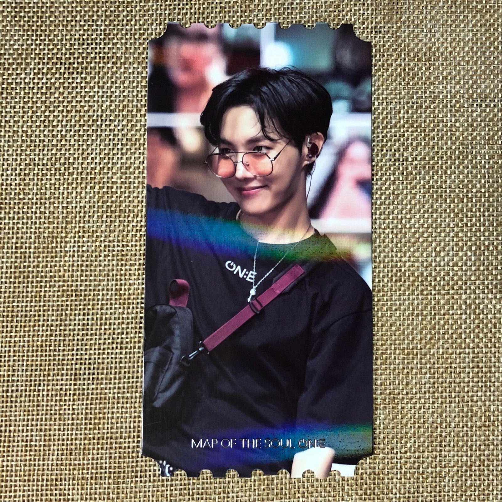 BTS J-HOPE [ Map of the Soul ON:E DVD ] Hologram Ticket Photocard / New / Gift