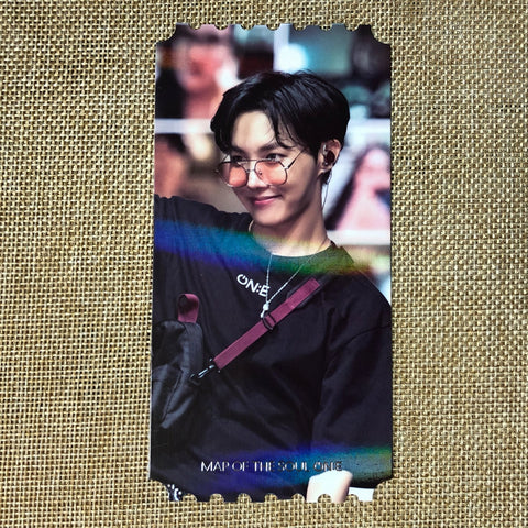 BTS J-HOPE [ Map of the Soul ON:E DVD ] Hologram Ticket Photocard / New / Gift