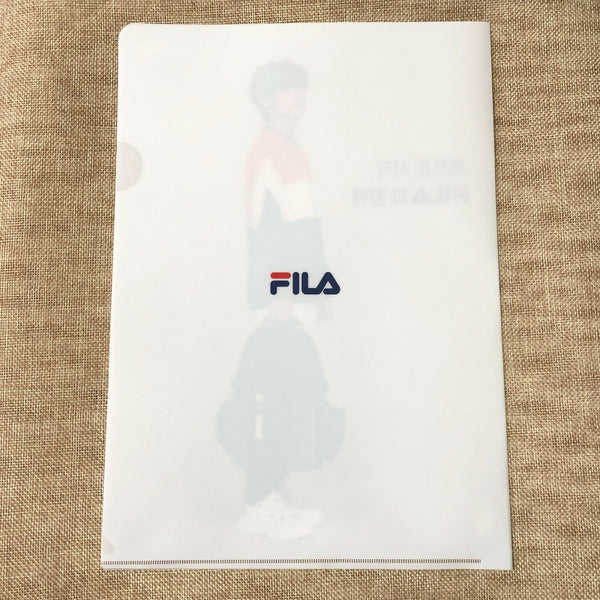 BTS V [ FILA ] Official Clear File Holder / New, Rare / Gift