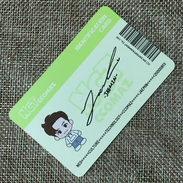NCT JAEMIN [ CCOMAZ GROCERY STORE ] Official ID Card Photocard / New / Gift