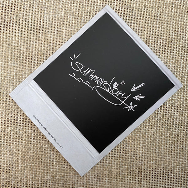BLACKPINK JISOO #2 [2021 SUMMER DIARY] Official Polaroid Photocard / New / Gift