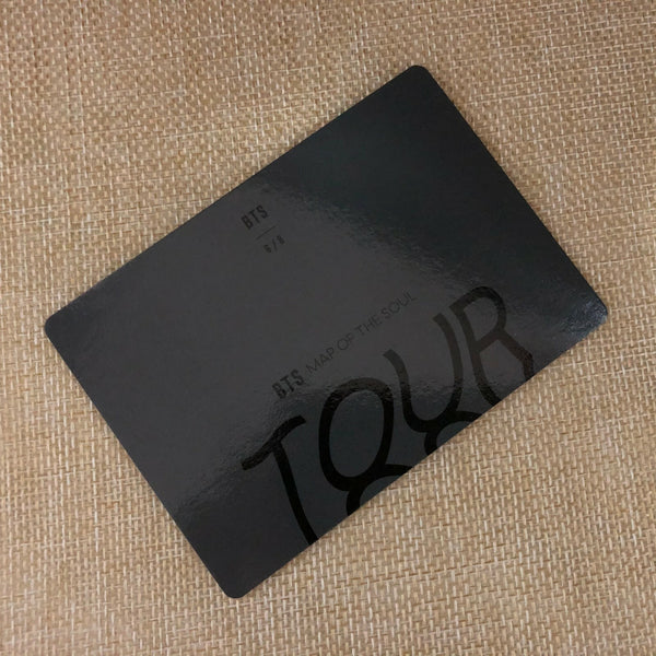 BTS JUNGKOOK SUGA UNIT 6/8 [Map Of The Soul Tour] Official Mini Photocard / Gift
