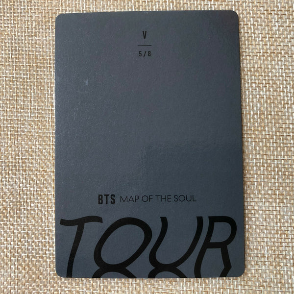 BTS V 5/8 [ Map Of The Soul Tour ] Official Mini Photocard / New, Rare / Gift