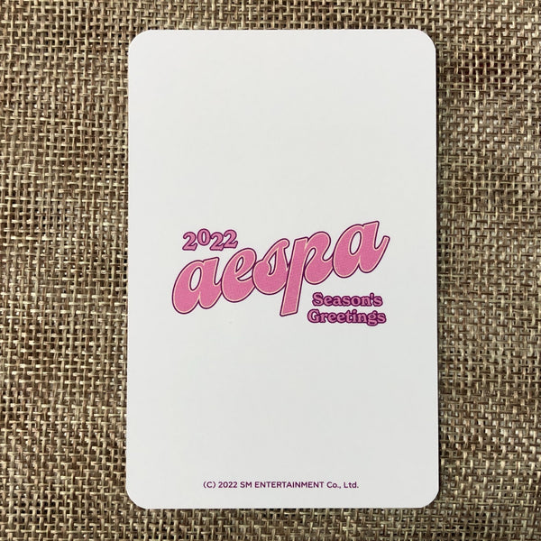 AESPA WINTER [2022 Season's Greetings] Official Photopack Photocard / New / Gift