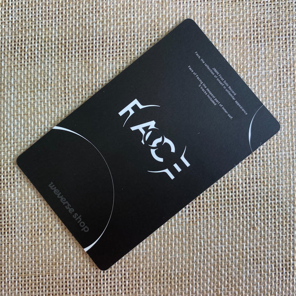 BTS JIMIN #2 [FACE] Official Photocard, POB Weverse Shop Random / New, Rare /+G
