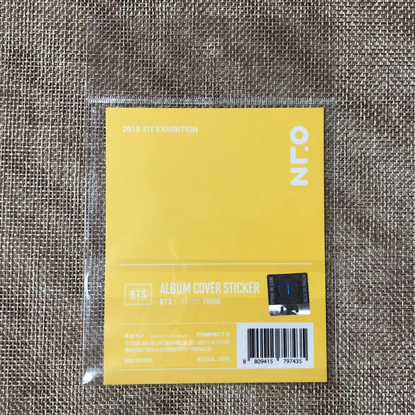 BTS [ Oh, always Official Dark & Wild Album Cover Sticker ] 2018 Exhibition/N/+G