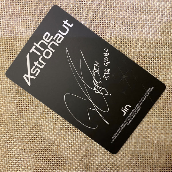 BTS JIN #3 [ The Astronaut ] Official Photocard, Solo Single / New, Rare / Gift