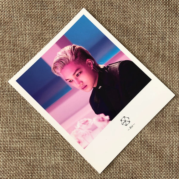 EXO KAI [ EX'ACT ] Official Polaroid Photocard Set of 2, Postcard / New / Gift
