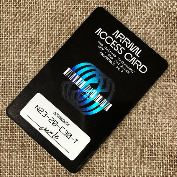 NCT2020 CHENLE [RESONANCE Pt.2] Official Photocard, Arrival Access Card / Gift