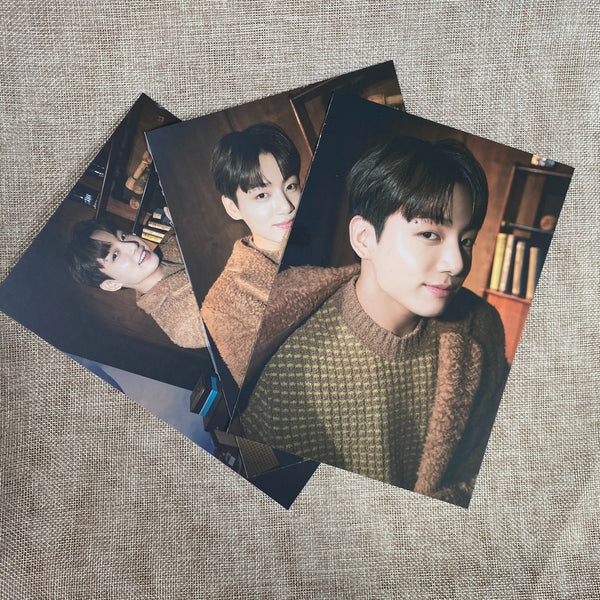 BTS JUNGKOOK Set [ 2021 Holiday Collection Little Wishes Photobook ] New / GFT