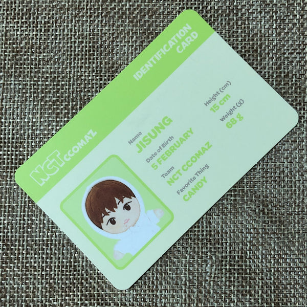 NCT JISUNG [ CCOMAZ GROCERY STORE ] Official ID Card Photocard / New / Gift