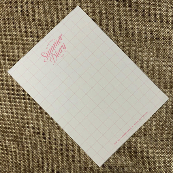 BLACKPINK LISA #1 [ 2021 SUMMER DIARY ] Official Postcard Photocard / New / Gift