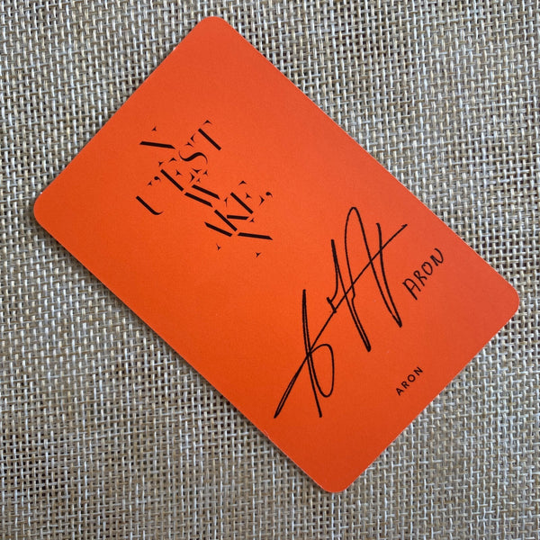 NU'EST W ARON #3 [ WAKE, N ] Official Photocard / New, Rare / Gift