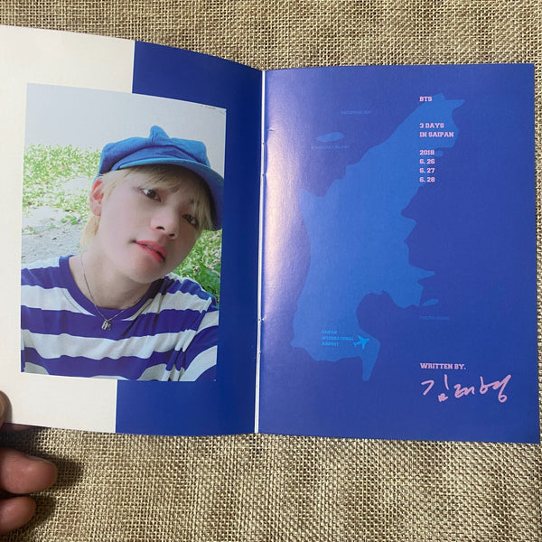 BTS V [ 2018 Summer Package Saipan ] Selfie Book Official Guidebook / New / Gift