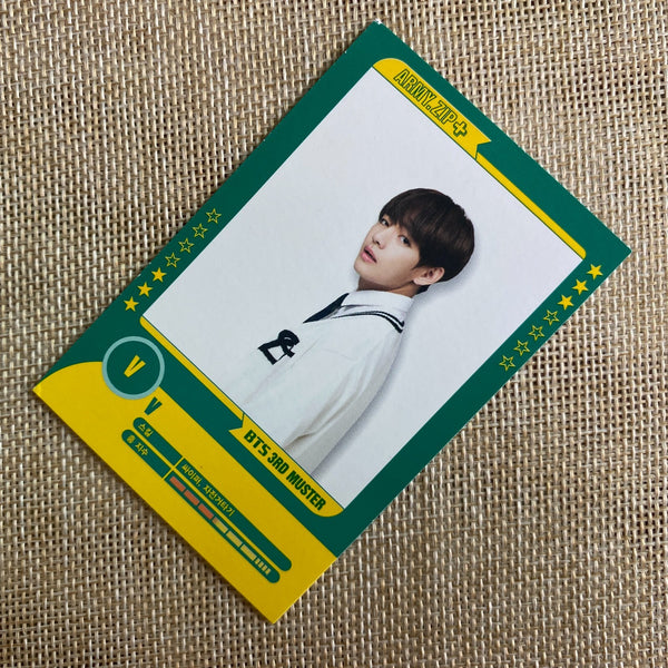 BTS V 3/7 [ 3rd Muster ARMY.ZIP ] Official Player Card Photocard / New / Gift