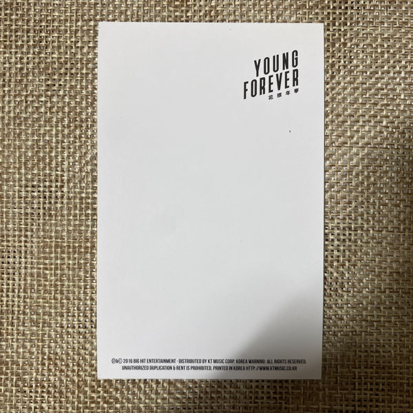 BTS SUGA [ SPECIAL Young Forever ] Official Photocard, DOPE / New, Rare / Gift