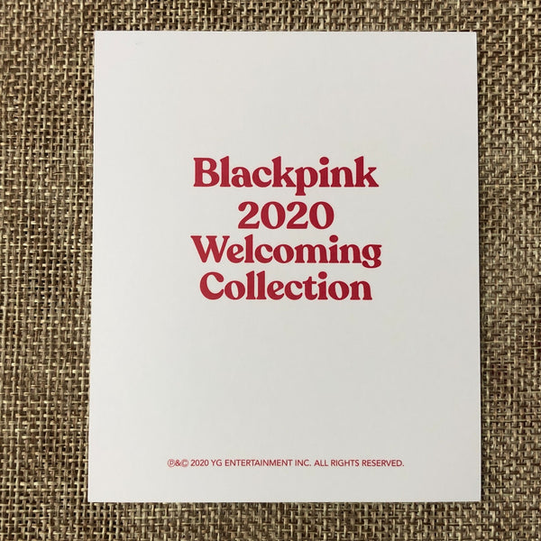 BLACKPINK JISOO [2020 Welcoming Collection] Official Polaroid Photocard / Gift
