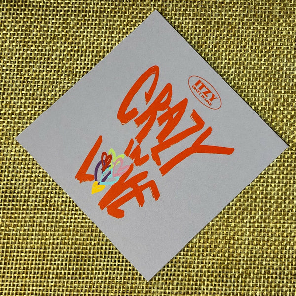 ITZY CHAERYEONG #1 [CRAZY IN LOVE] Official Preorder Special Photocard / Gift