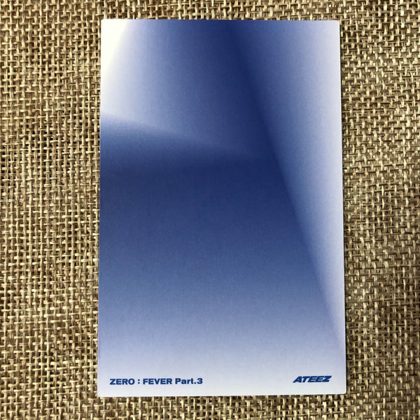 ATEEZ JONGHO [ Zero : Fever Epilogue ] Official Photocard, Z Ver / New / Gift