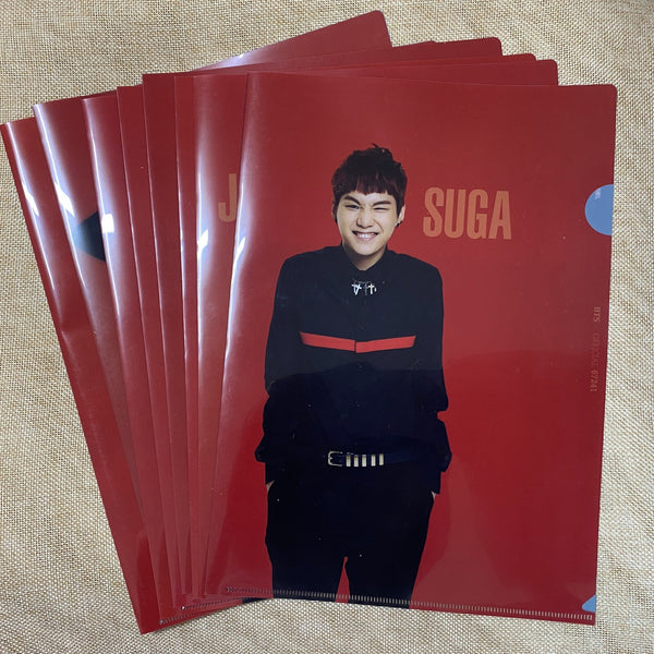 BTS [2014 Live Trilogy The Red Bullet] Official Clear File Set / New, Rare /+G