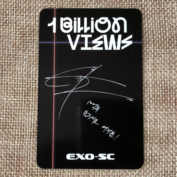 EXO-SC SEHUN [ 1 Billion Views ] Official Photocard, 1st Ocean View / New / Gift