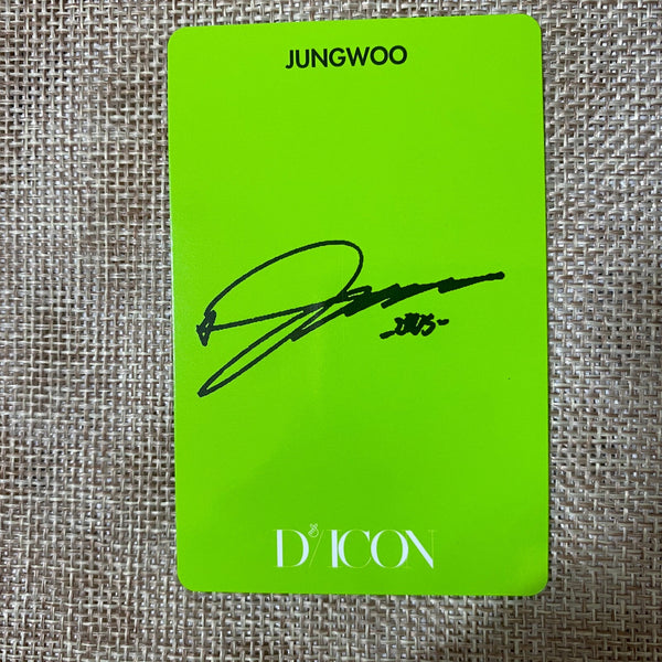 NCT 127 JUNGWOO #14 [2019 Dicon 101 Custom Book] Official Photocard / New / Gift