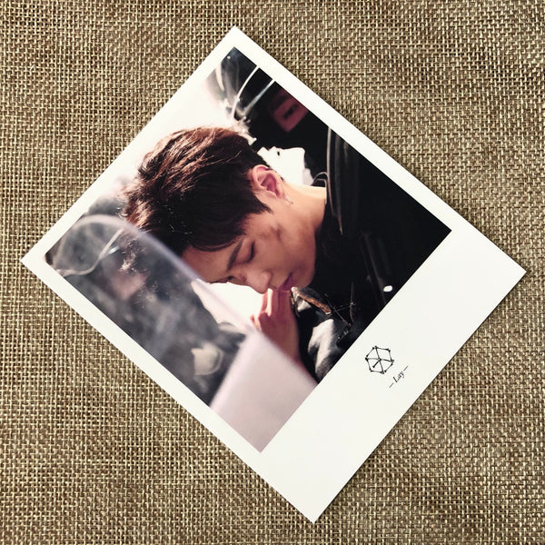 EXO LAY [ EX'ACT ] Official Polaroid Photocard Set of 2, Postcard / New / Gift