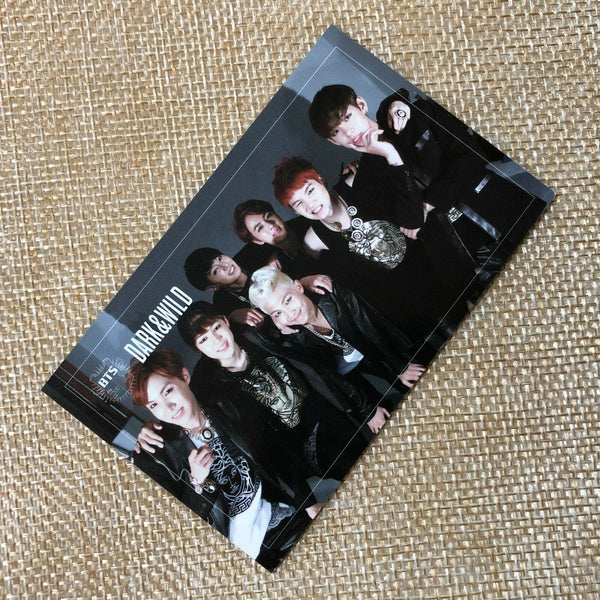 BTS Group [ Dark & Wild Official Photocard ] 1st Studio Album / NEW, RARE /+Gift