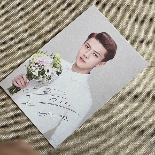EXO SEHUN [Nature Republic] Official Limited Postcard Photocard / New, Rare /+G