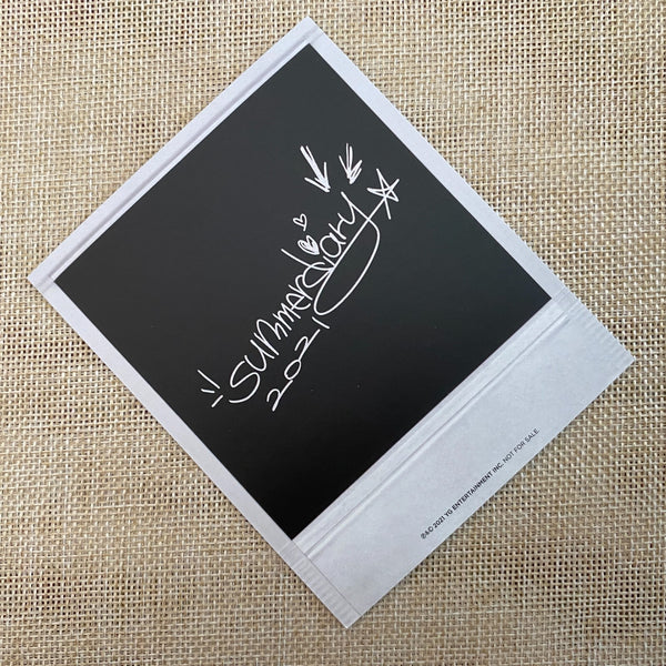 BLACKPINK JISOO #2 [2021 SUMMER DIARY] Official Polaroid Photocard / New / Gift